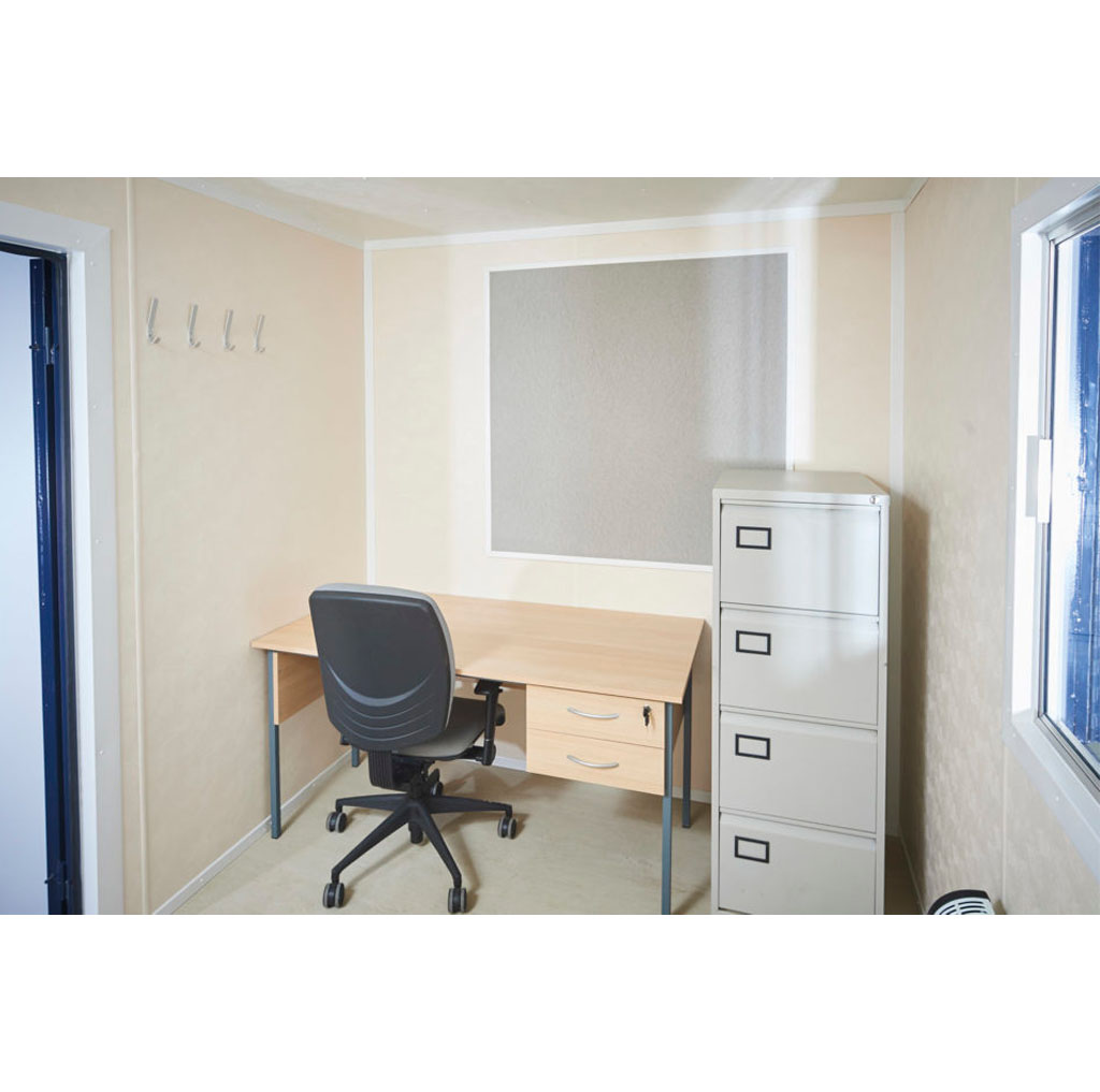 12Ft x 8Ft Steel Anti-Vandal Office Cabin