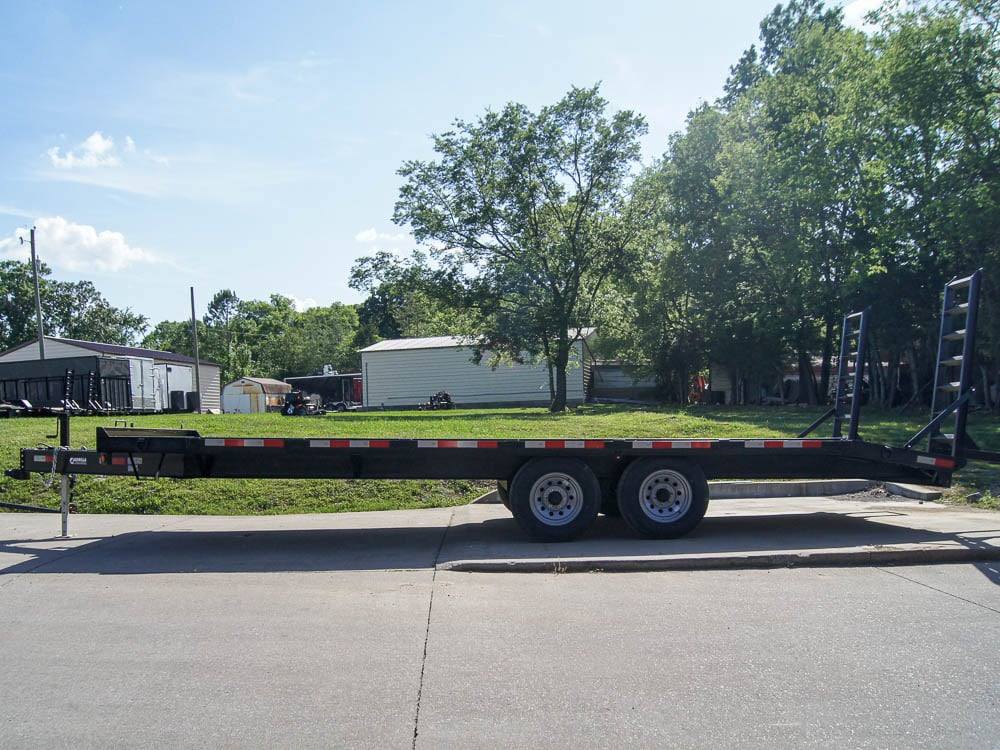 8.5x20 Deckover I-Beam Trailer (2) 5,200lb Axles Stand-Up Ramps 10k GVWR - Image 5