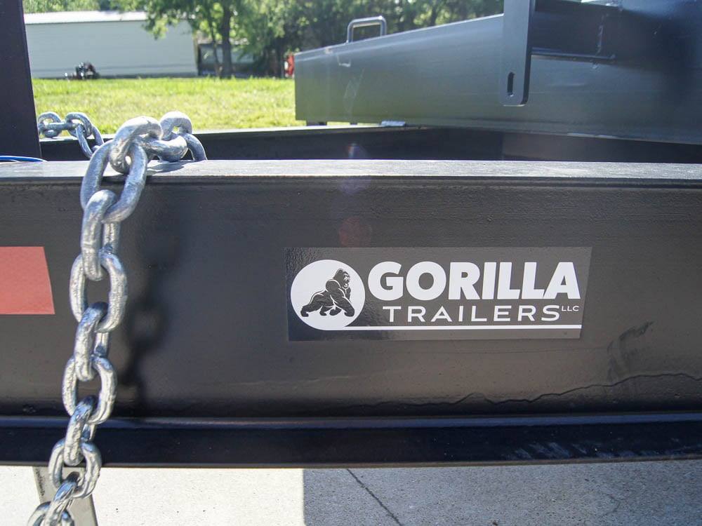 8.5x20 Deckover I-Beam Trailer (2) 5,200lb Axles Stand-Up Ramps 10k GVWR - Image 2