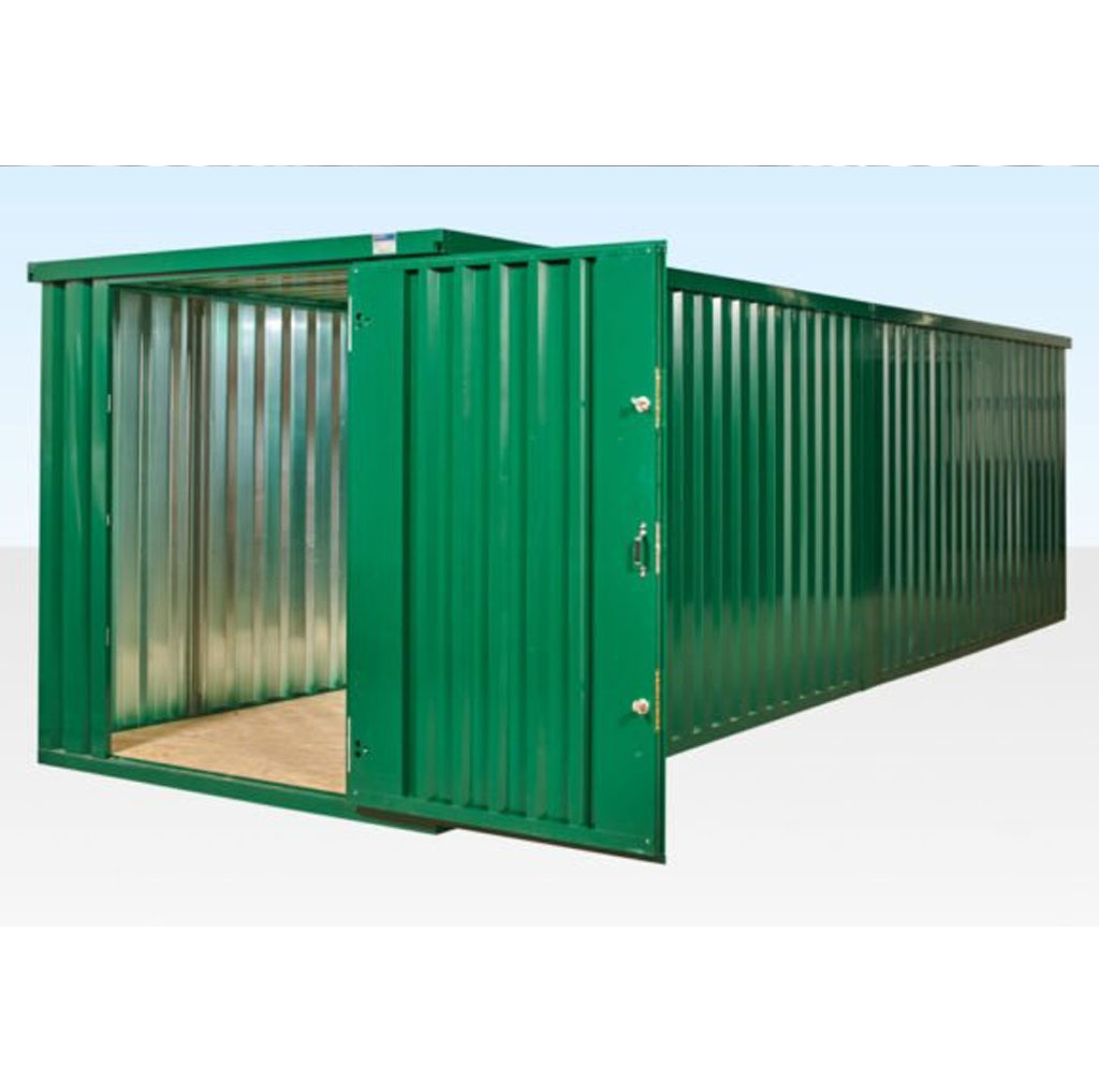 8M X 2.1M End Linked Flat Packed Container Bundle (Powder Coated)
