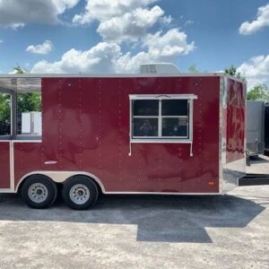 8.5' x 18' Brandy Wine BBQ Porch Concession Food Trailer