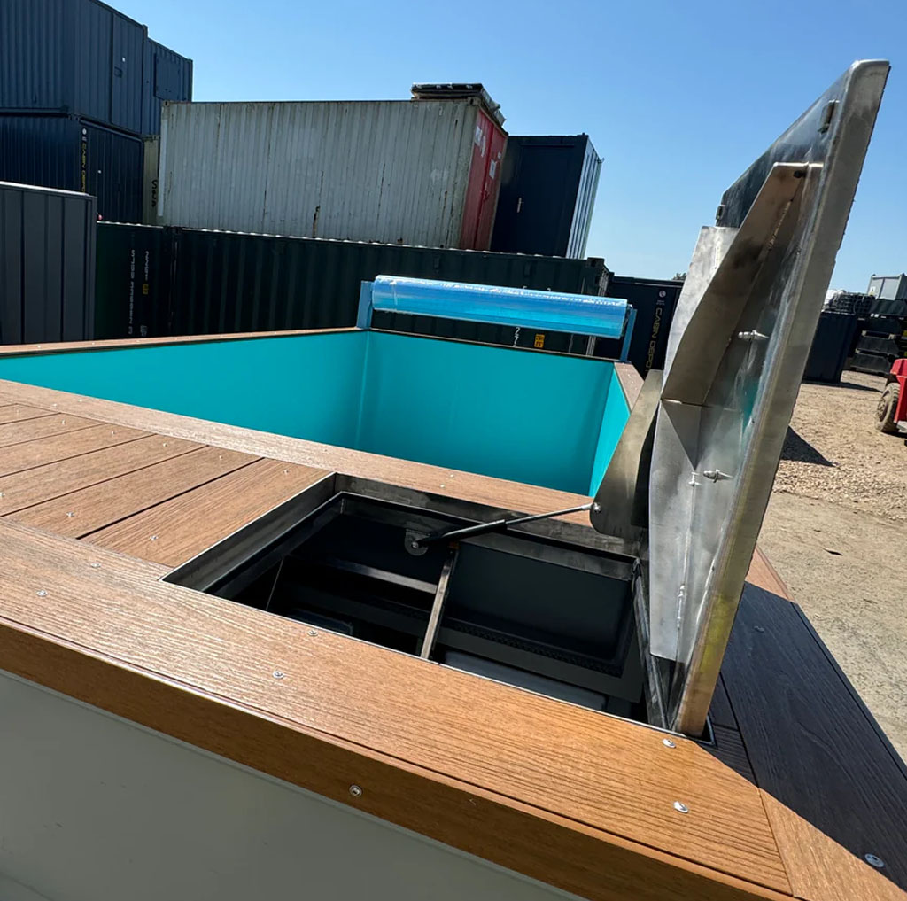 6m/20ft Caribbean Blue Container Swimming Pool - Image 6