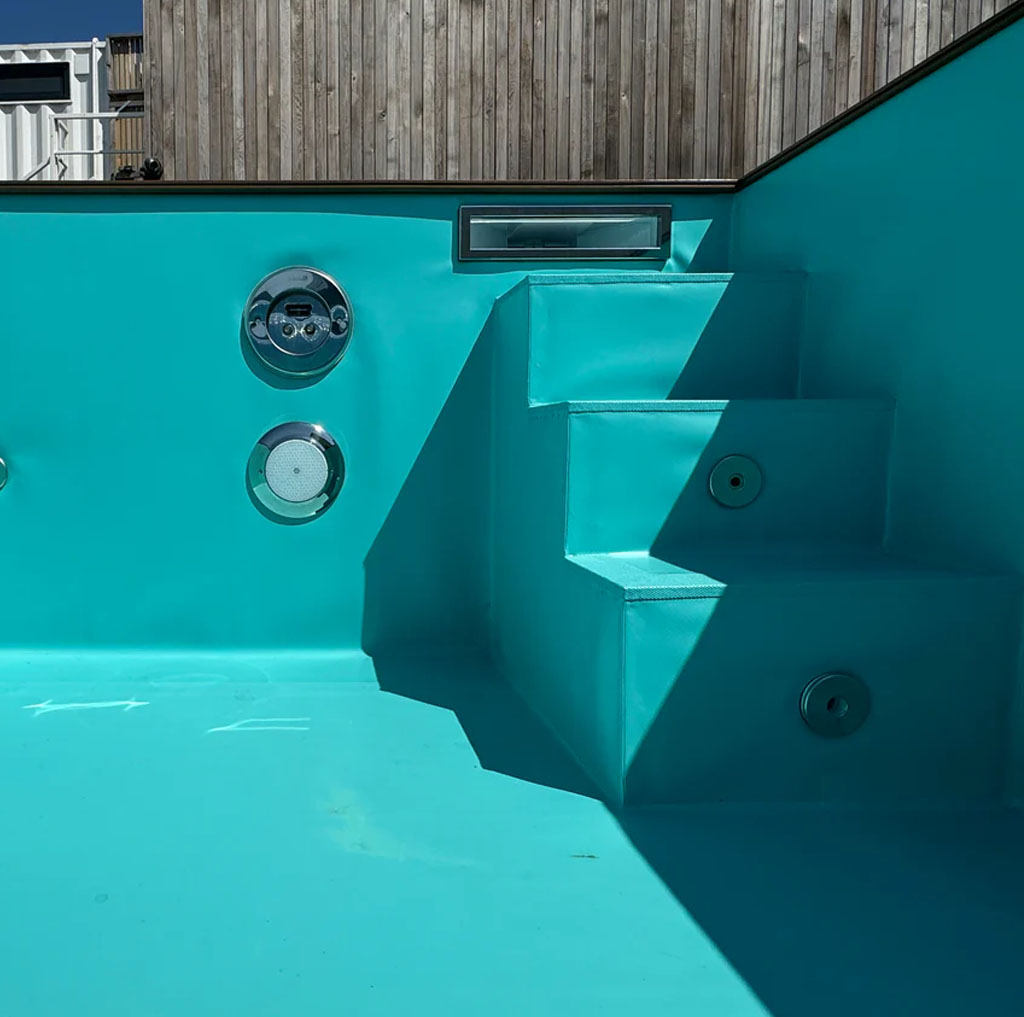 6m/20ft Caribbean Blue Container Swimming Pool - Image 2