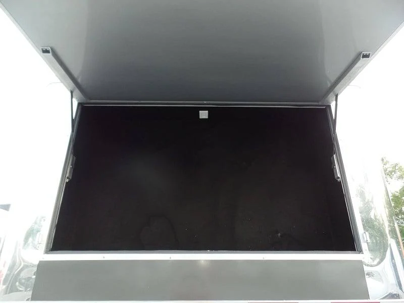 8.5 X 48 Charcoal Grey Enclosed Trailer Storage - Image 2