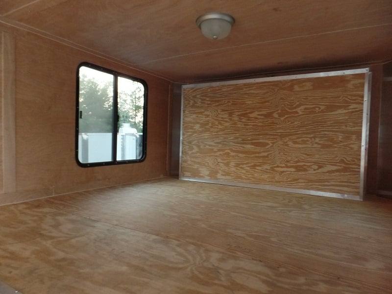 8.5 X 48 Charcoal Grey Enclosed Trailer Storage - Image 7